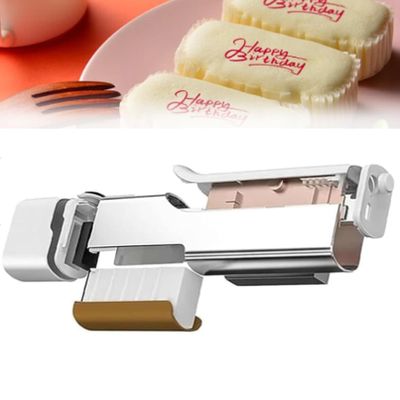 ZXINXIN Handheld Food Printpen for DIY Custom Coffee Cocktail Cake Macaron Printing, The App Works Independently, Wi-Fi Connection Is Easy to Use Brown