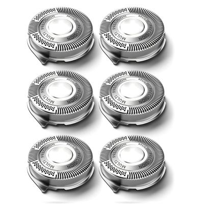 Compatible For PhilipsNorelco Shavers Series 5000, HQ8 SH50 SH52 Upgrade Blades Electric Replace Shaver Razor Blade Assembly(6pcs)