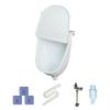Wall Mounted Urinal | Wall Urine Diverter for Garden - Overflow Proof Urinal with Lid for Kids Men Boys Camping RV Garage Restroom Outside Backyard view 1