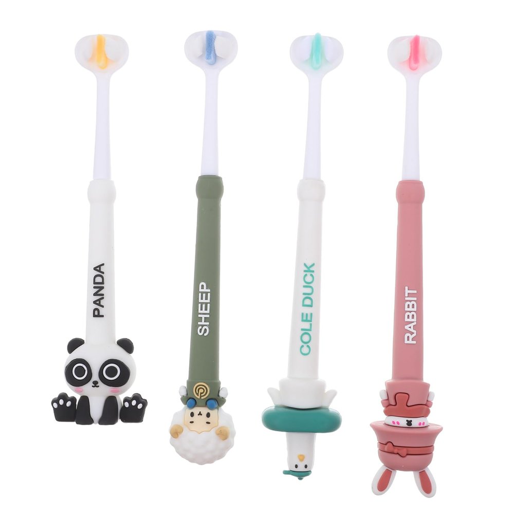 HAMPPLIES 4pcs Toothbrush Toothbrush Soft Soft Tooth Brush for Nfant Tooth Brush Travel