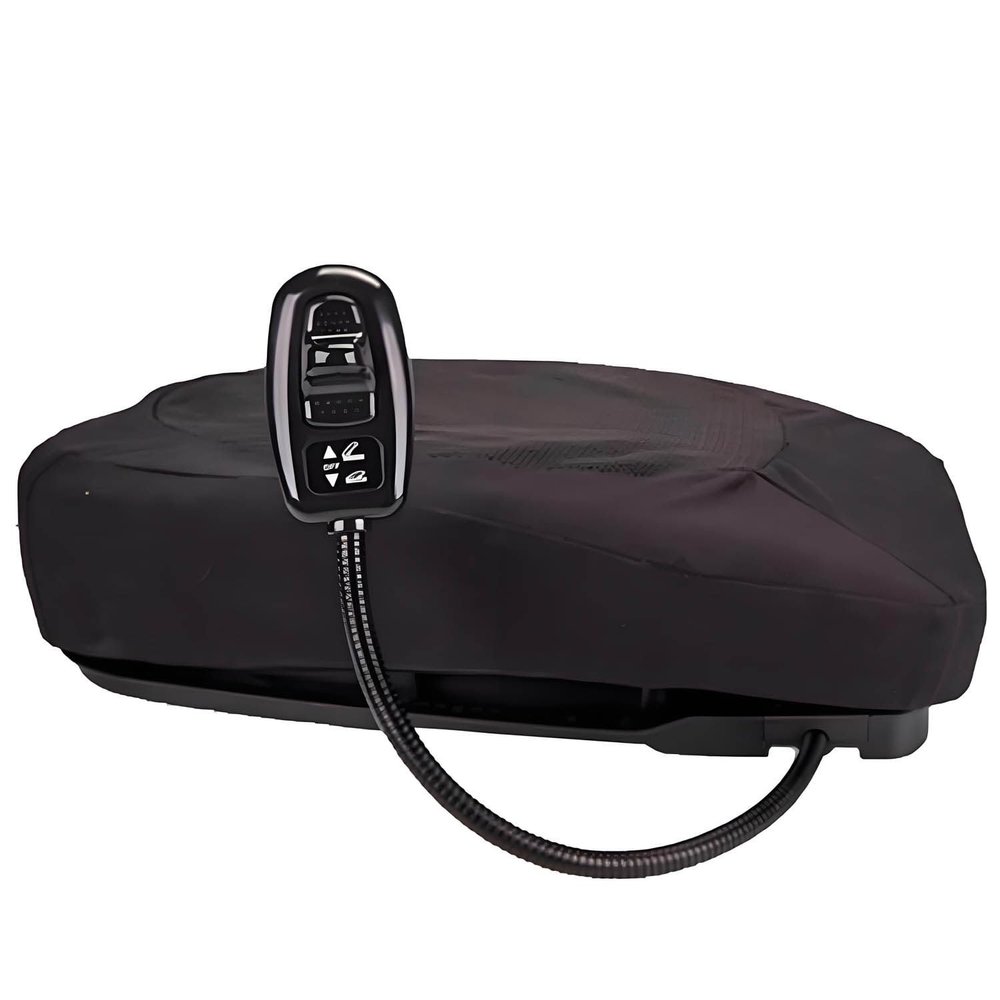 DowPie Mobility Aid Electric Easy Lift Cushion, Power Seat Assist Cushion,Features An Intuitive Handle,Fully Electric. Use Inside Or Outside The Home On Most Armchairs And Very Firm Sofas.