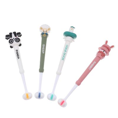 Hoement 4pcs Boy Girl's Toothbrush Boy Girl Toothbrush Soft Bristles Three-Sided Head Fun and Girls Comfortable to Hold Handle for Little Hands During Brushing