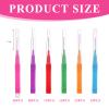 120 Pcs Interdental Brushes, 4 Sizes Soft Dental Brushes, Mini Tooth Picks Brush for Cleaning Gaps Between Teeth (6 Colors) view 2