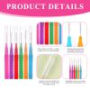 120 Pcs Interdental Brushes, 4 Sizes Soft Dental Brushes, Mini Tooth Picks Brush for Cleaning Gaps Between Teeth (6 Colors) view 3