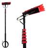 12ft-36ft Telescopic Window Cleaning Pole with Water Fed Brush Extendable Cleaner for Conservatory Roofs & High Windows Professional Cleaning Equipment & Tools view 1
