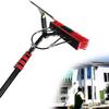 11M Telescopic Window Cleaning Pole with Squeegee & 35cm Brush Head - Extendable Water Fed Cleaning Tool for Solar Panels Conservatory Roofs & High Reach Windows view 1