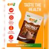 Eat5 Sprouted & Roasted Ragi Malt with Natural Cocoa Powder, High Calcium, Iron & Fiber, Instant Drink Mix, 15 Sachets, 225g Box, Vegan view 2