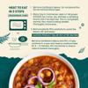 iTz noT Just High Protein Indian Meals ComboReady to Eat Curry 370g (Pack of 6), Keema Peas, Chana Masala, Paneer Makhani, Saag Paneer, Tadka Dal & Dal Makhani, Low Carb, High Fibre, Vegetarian view 4