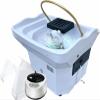 Head Spa Equipment - Water Circulation Shampoo Basin, Massage Shampoo Bed with 60L Water Tank for Fumigation Light Therapy and Head Care view 1