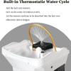 Head Spa Equipment - Water Circulation Shampoo Basin, Massage Shampoo Bed with 60L Water Tank for Fumigation Light Therapy and Head Care view 3