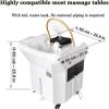 Head Spa Equipment - Water Circulation Shampoo Basin, Massage Shampoo Bed with 60L Water Tank for Fumigation Light Therapy and Head Care view 4