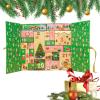 ZHUMCCY Christmas Countdown Calendar Box | 24-Grid Empty Christmas Advent Boxes 2025 | Decorative Handmade Case for Windowsill Shelf Desktop Holiday Festival Party Stationery Chocolate view 1