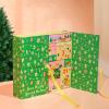ZHUMCCY Christmas Countdown Calendar Box | 24-Grid Empty Christmas Advent Boxes 2025 | Decorative Handmade Case for Windowsill Shelf Desktop Holiday Festival Party Stationery Chocolate view 2
