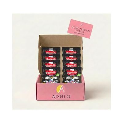 Aishlo Maynards Bassetts Juicies Sweets, Bursting With Fruity Flavours, Bag (Pack of 10) (10 x 130g, Liquorice Allsorts)
