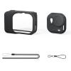 Allayu Silicone Body Cover For GO Anti Drop Lens Protector Included Shockproof Skin Cover Silica Gel Anti-Slip Grip, black view 1