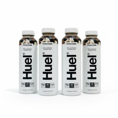 Harrissen Select Chocolate Meal Replacement Shake | Ready-to-Drink Protein Shake | Pack of 4 x 500ml Bottles | 20g Plant-Based Protein | Balanced Nutrition with Fibre, Vitamins & Minerals