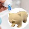 Cat Toothpaste Dispenser | Vomit Kitten Paste Squeezer - Monkey Tooth Stops | For Bathroom Countertop Home Kids Animal Lovers view 2
