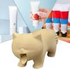 Cat Toothpaste Dispenser | Vomit Kitten Paste Squeezer - Monkey Tooth Stops | For Bathroom Countertop Home Kids Animal Lovers view 4