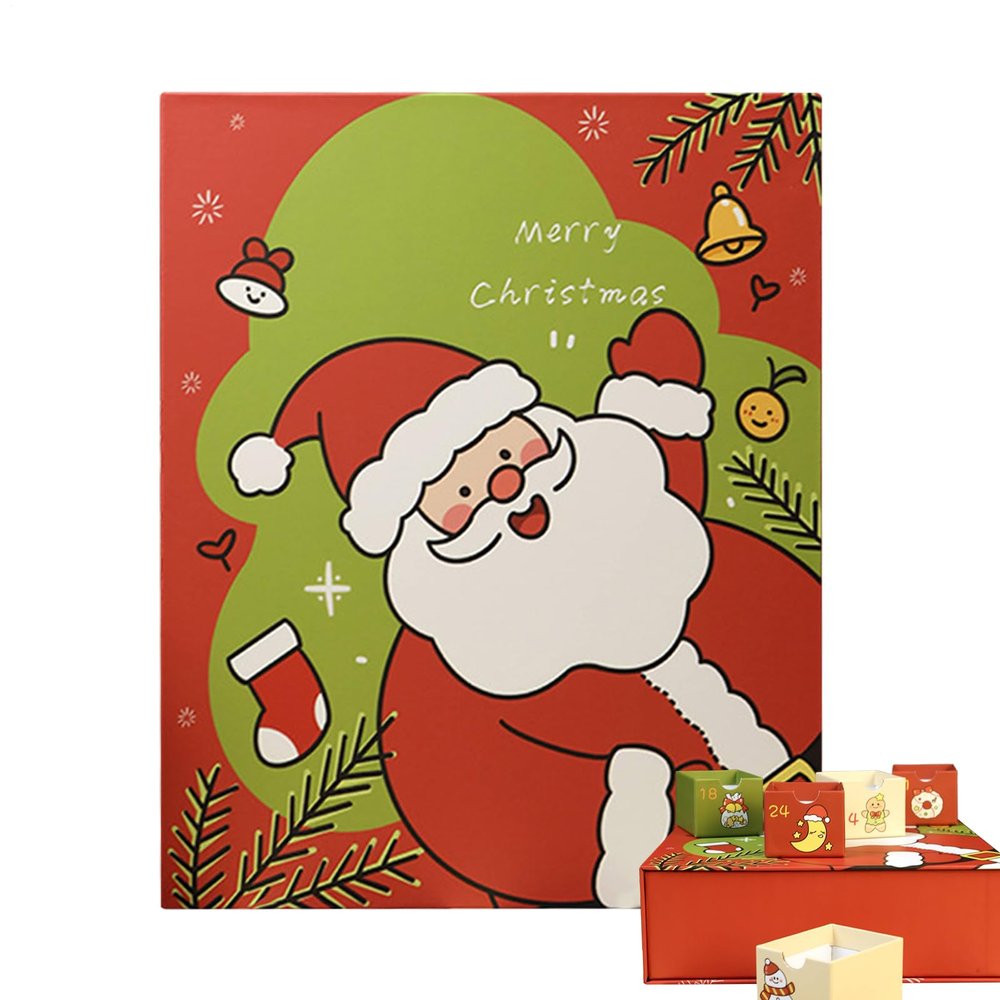 Christmas Advent Box Reusable 2025 Countdown Calendar Box to Fill 24-Grid