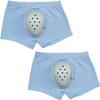 2 Pcs Breathable Post Circumcision Underwear for Boys, Circumcision Underwear, Surgery Recovery Pants, Healing Support Boxer Shorts, for Use After Pediatric Surgery Blue view 1