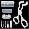 Classicseali Contact Lenses Applicator Tool Set, Contact Lens Applicator Tool with Eye Opener for Contacts, Contact Helper Insert/Remover, Tweezers, Soft Contact Lens Applicator Tool and Case