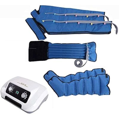 Air Compression Circulatory Massager for Full Body - Electric Pressotherapy Machine with Adjustable Intensity for Lymphatic Drainage, Neck and Arm Massage