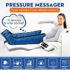 Air Compression Circulatory Massager for Full Body - Electric Pressotherapy Machine with Adjustable Intensity for Lymphatic Drainage, Neck and Arm Massage view 3