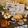Ultimate Sweet & Savoury Deluxe Hamper Pasty & Cream Tea 4 Person Hamper - Cake, Fresh Scones, Cheese, Crackers Pasties, Tea, Jam, Cornish Biscuts & Roddas Clotted Cream, Elegant Packaging Gift. view 1