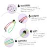 DEARMAMY 3 Pcs Adjustable Rope Belt for Mask with Buckle Plastic Polyester Material Convenient Anti-Lost Mask Ear Rope for Everyday Use view 3