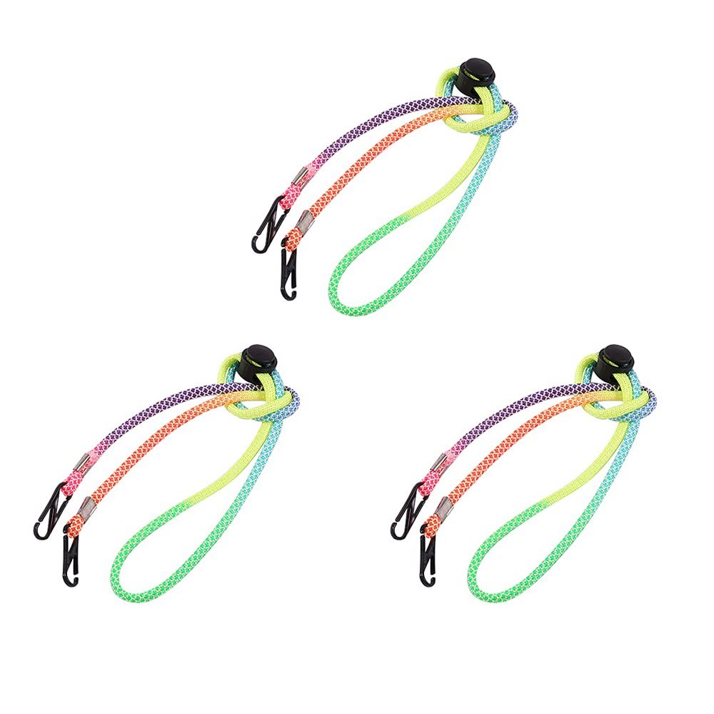 3 Pcs Adjustable Mask Cords Plastic Polyester Anti-Lost Rope