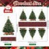 Pajean 100 Pcs Christmas Napkins Bulk Disposable Paper Decorative Guest Hand Towels Christmas Tree Cocktail Napkins Buffalo Plaid for Xmas Party Holiday Lunch Dinner Kitchen Bathroom Supplies view 2