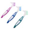 Anneome 3pcs Double Sided Denture Cleaning Brush with Dual Head and Soft Nylon Bristles, Easy to Operate Toothbrush for Seniors, for Travel and Outings Oral Care view 1