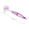 Anneome 3pcs Double Sided Denture Cleaning Brush with Dual Head and Soft Nylon Bristles, Easy to Operate Toothbrush for Seniors, for Travel and Outings Oral Care view 2