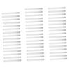 VERDANVERSE 50 Pcs Acrylic Ice Pop Sticks with Rounded Edges Safe for Reusable DIY Ice Cream and Cake Pop Crafting Supplies Practical and White Lolly Sticks for Homemade Desserts view 1