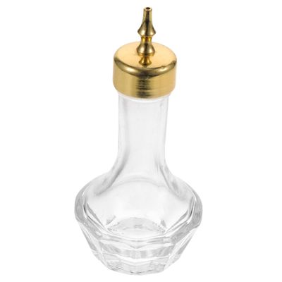 TOYZFRIENDY Glass Bitters Bottle Decorative Household Bitter Bottles 50ml with Leak-proof Seal and Stopper for Bar Supplies for Restaurant or Home Use, for Beer Festival Celebration