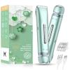 Bikini Trimmer Women, 2-in-1 Electric Lady Shavers for Women,Smooth & Flawless Facial Hair Remover & Eletric Shaver for Face, Bikini Line, Body & Legs, Waterproof, USB Rechargeable, Ideal Beauty Gift view 1