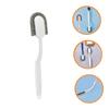 LALADEFIEE Shoe Ring Soft and Brush Plastic Long-handled Handle Cleaning with for Bristles, Nonslip Hanging Sturdy Cleaner Household Trainers and Sneakers view 4
