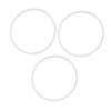 Ciieeo Silicone Lunch Box Seal Ring 12cm Inner Diameter Reusable Insulated Food Container Gasket Replacement for Bento Boxes 3pcs Set view 1