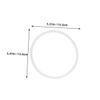 Ciieeo Silicone Lunch Box Seal Ring 12cm Inner Diameter Reusable Insulated Food Container Gasket Replacement for Bento Boxes 3pcs Set view 2