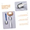 Beatifufu Portable Shoe Cleaning Brush with High Temperature Resistant with No Deformation with Long Nonslip Handle Plastic Laundry Cleaning Tool White Design for Washing Shoes and Bathroom view 2