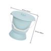 Anneome Portable Adult Urine Pot with Sealed Lid and High Base Plastic Chamber, Convenient to Move Urinal Pan Suitable for Bedroom Use, for Elder and Adult Care view 2