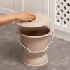 Anneome Portable Adult Urine Pot with Sealed Lid and High Base Plastic Chamber, Convenient to Move Urinal Pan Suitable for Bedroom Use, for Elder and Adult Care view 4
