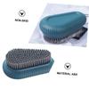 Beatifufu 2Pcs Laundry Scrubbing Brush with Hanging Multi-purpose Clothes and Shoe Cleaning Brush for Household Use Soft Bristle Portable Scrubber for Stain Removal and Easy Storage view 2