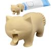 Cat Toothpaste Dispenser - Cartoon Animal Toothpastes Topper for Bathroom, Kids Entertainment with Easy Paste Squeeze Function, Toothbrush Holder for Shower Dorm Countertop, Gift Use view 1