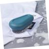 MUCKLILY Cleaning Brush Set 2pcs Multi-functional Laundry and Shoe Scrub Brush with Handle Blue Household Cleaning Tool for Clothes Collar and Shoes Maintenance view 4