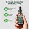 Vsylicn Thyroid Supplement Drops for Women and Men - Energy & Focus Formula, with L Tyrosine, Iodine, Vitamin B12 Complex, Zinc, Ashwagandha, Selenium, Copper, Coleus Forskohlii - Vegan & Non-GMO 60ml view 3