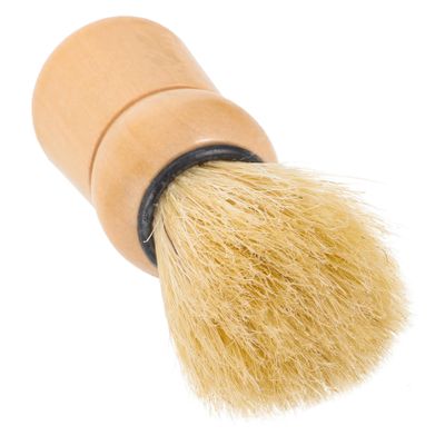 Anneome Beard Brush Wood Handle Shaving Brush Soft Bristle for Men Grooming Routine for Daily Use and Shaving Preparation