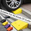 1pcs Portable Curb Ramp for Wheelchairs and Motorcycles - Non-Slip, High Load Capacity, 7cm to 19cm Rise Height(Black,25x27x13cm) view 4