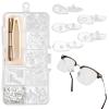 35 Pairs Eyeglass Repair Kit, Complete Eyewear Maintenance Tools Include Screwdrivers, Cleaning Cloth, Tweezers, Screws, Silicone Pads view 1