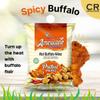 Americano Hot Buffalo Wing Pretzel Pieces 10 x 100g, Bite Size Mouthwatering Pretzel Pieces, Delicious and Crispy Vegetarian Snacks, Ready to Eat Snacks view 3